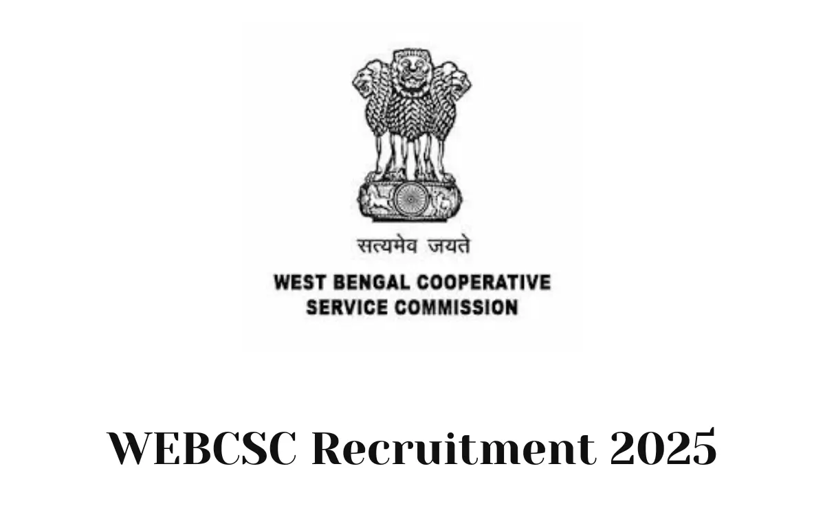 WEBCSC Recruitment 2025 for Clerk and Officer - যে প্রার্থীরা তাদের স্নাতক শেষ করেছেন এবং করণিক ক্যাডার এবং অফিসার ক্যাডারের চাকরির প্রোফাইল খুঁজছেন তাদের জন্য সুসংবাদ রয়েছে, পশ্চিমবঙ্গ কো-অপারেটিভ সার্ভিস কমিশন (WEBCSC) শীঘ্রই এই পদগুলির জন্য নিয়োগ ড্রাইভ শুরু করতে চলেছে।