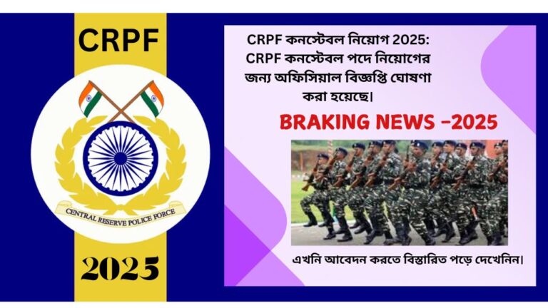 CRPF Constable Recruitment 2025