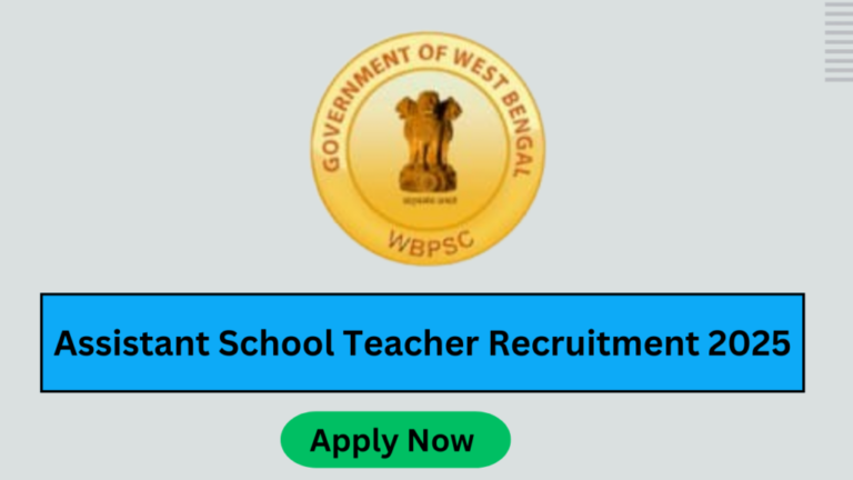 WBPSC School Teacher Recruitment 2025